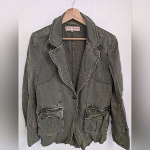 Free People Sage Green Blazer